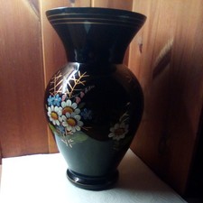DDR Vase Hyalit-Glas