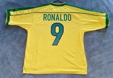 Original Nike Brasilien Brazil Trikot Ronaldo R9 World Cup 1998 WM 98