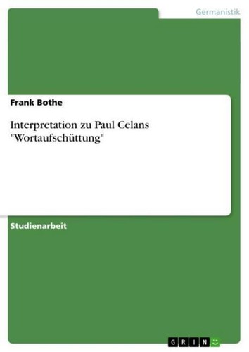 Interpretation paul celans - paul,