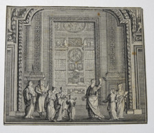 Antiker Kupferstich 17. Jh