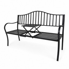 Gartenbank mit tisch klappbar - gartenbank,