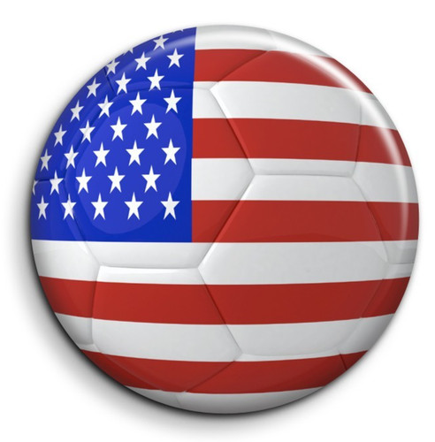 Ballon usa badge 38mm button - badge,