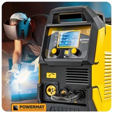 Powermat MIG MAG MMA ARC TIG Lift Synergic 200A Schweißgerät Alu PM-IMGTS-200AL