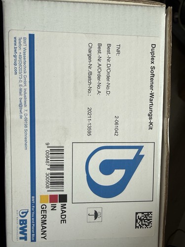 Bwt softener wartungskit - softener,