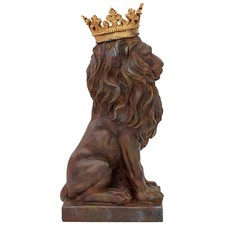 Skulptur löwe mit krone - mit, figur