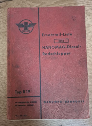Hanomag schlepper r19 - hanomag,