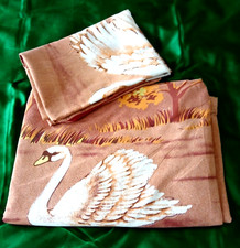 Bettwäsche Mikrofaser Schwan 135x200 und 80x80 Wendebettwäsche