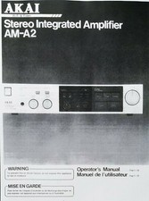 Akai AM-A2 integrierter Stereo-Verstärker Bedienungsanleitung - BENUTZERHANDBUCH