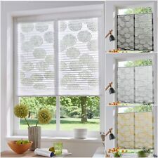 Plissee Belum Ausbrenner Weiß silber grau orange türkis creme Fix ohne Bohren 