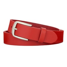 Gürtel Leder Damen Herren Rot