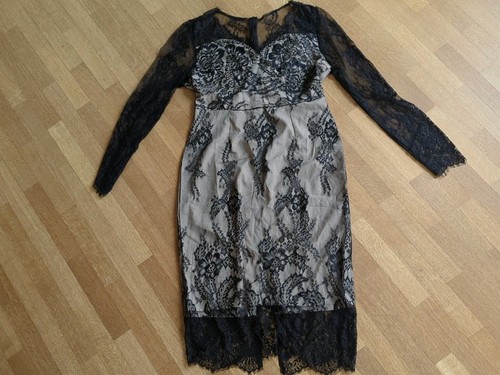 Fest kleid creme - fest-kleid, creme/schwarze