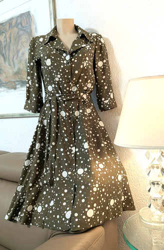 Rochelle kleid 38 - kleid, oliv