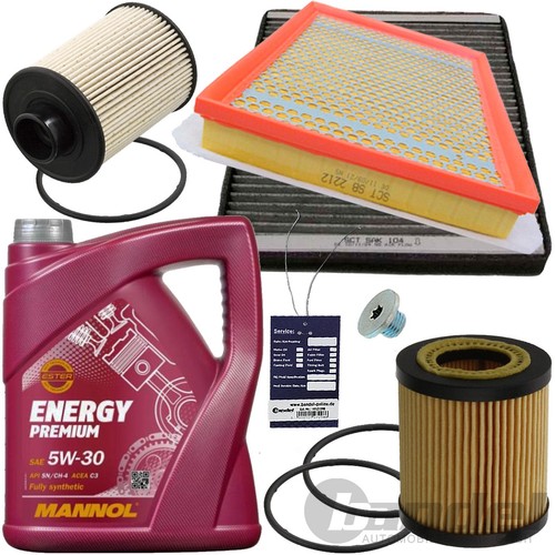 Filterset inspektionspaket - filterset, inspektionspaket+5l