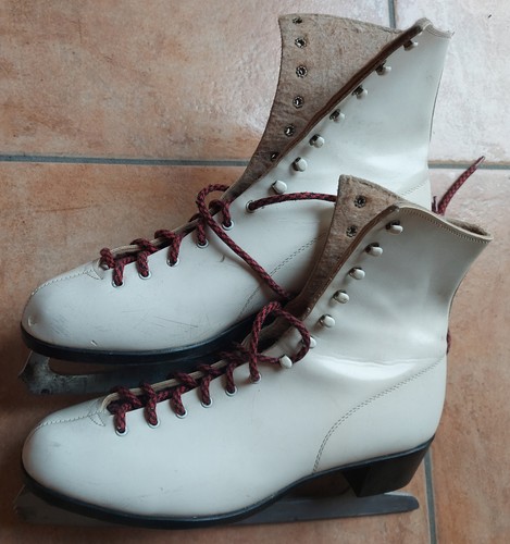 Lederschlittschuhe größe - größe, 42