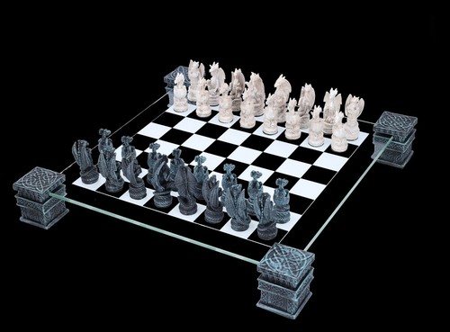 Schachfiguren set gothic - set,