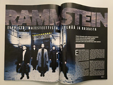Rammstein - Very rare newspaper from Finland from 2009 ( Full magazine )