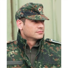 BW FELDMÜTZE FLECKTARN NACH TL flecktarn Armee  Schirmmütze Cap Neuwertig