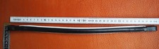 Döbert Stirnband Stirnriemen Vollblut Cob Kleinpferd schwarz weiß 41cm gepolste