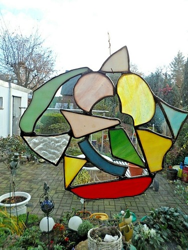 Fensterbild,Handarbeit,Tiffany