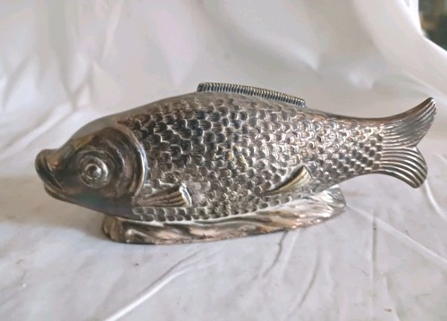 Antike spardose fisch - antike, spardose,