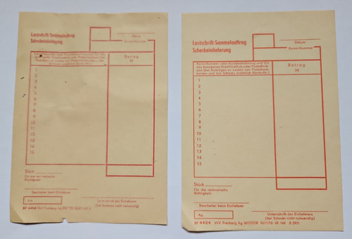 Ddr scheckeinreicher - ddr,