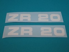 Zündapp ZR 20 Aufkleber Verkleidung Schriftzug Dekor weiß 447-10.131 Typ 447 