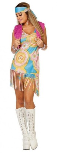 Hippiekostüm damen 70er 80er - damen,