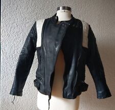 Blue Bird Motorrad Lederjacke Bikerjacke Original 70er Jahre Gr 36/38