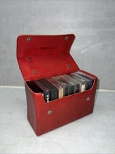 DDR Kassettenbox Kassettenkoffer mit 10 MC Kassettentasche Box Kassetten