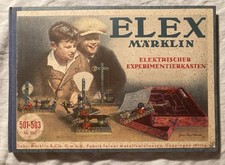 ELEX Märklin Elektrischer Experimentierkasten KATALOG 501-503 Nr. 597 um 1930