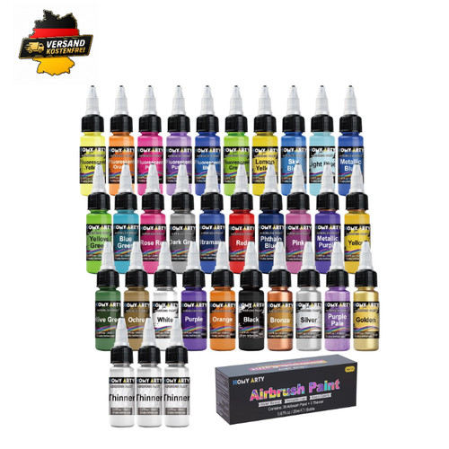 Airbrush farbe farben 3 - farben,