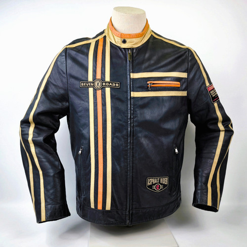 Chevignon lederjacke schwarz - chevignon,