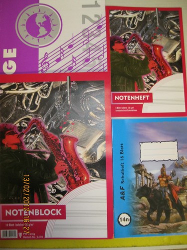 Notenblock notenheft din a4 - notenblock,,