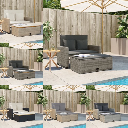 Gartensofa sitzer mit kissen - 2-sitzer,