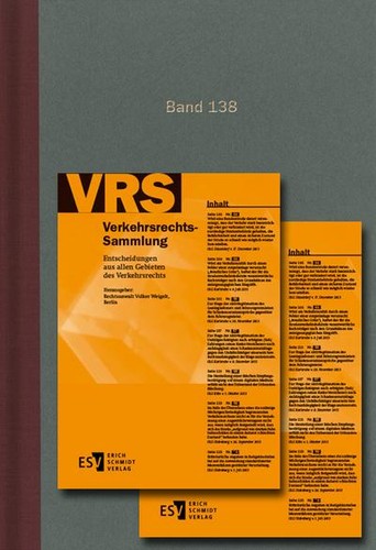Verkehrsrechts sammlung - verkehrsrechts-sammlung, (vrs)