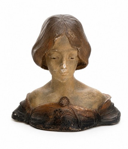 Antike jugendstil frauenbüste - antike,