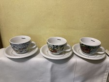 Geschirr 3 Kaffeetassen Von Saeco Mit Untertassen Bunt