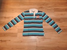 Langarm Damen Polo - Shirt von KangaROOS Gr. M blau gestreift *guter Zustand*