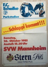 Plakat 1985 FC Schalke 04 - SV