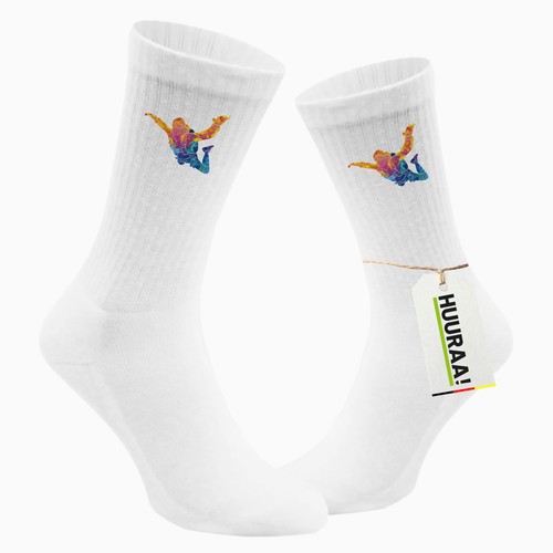 Unisex socken skydiving bunte - unisex,