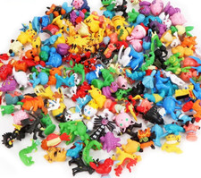 Pokemon Mini Figuren 24 Stück zum Sammeln Glurak Mewtu Shiggy Gengar Turtok uvm