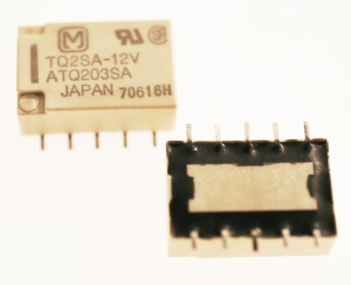 Tq2sa 12v signalrelais - 2x, tq2sa-12v