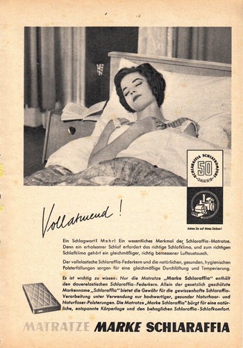 3w6406 alte reklame von 1959 - alte,