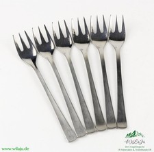 DDR 6er Set Kuchengabeln von