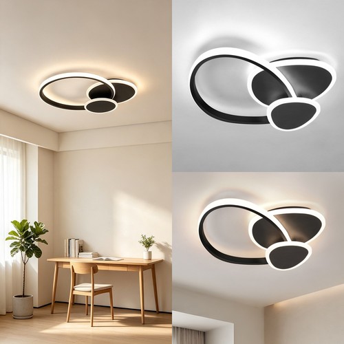 Farbige led deckenleuchte - 3-farbige,