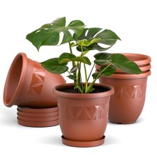 Blumentopf 5er set mit - blumentopf,
