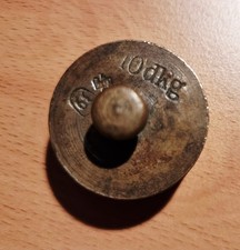 Altes Messinggewicht Waage 10dkg - 100 g