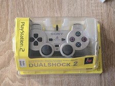 PS2 - Sony Dualshock 2 Controller Satin Silver - Neu &OVP Modell SCPH-10010