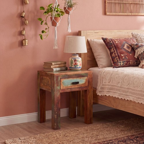 Nachttisch massivholz shabby - nachttisch,