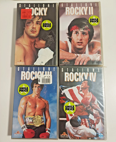 Vhs rocky iii iv - vhs, i,